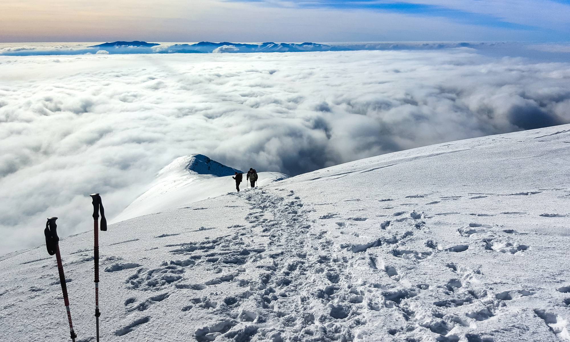 Výhľad z Baranca na Nízke Tatry